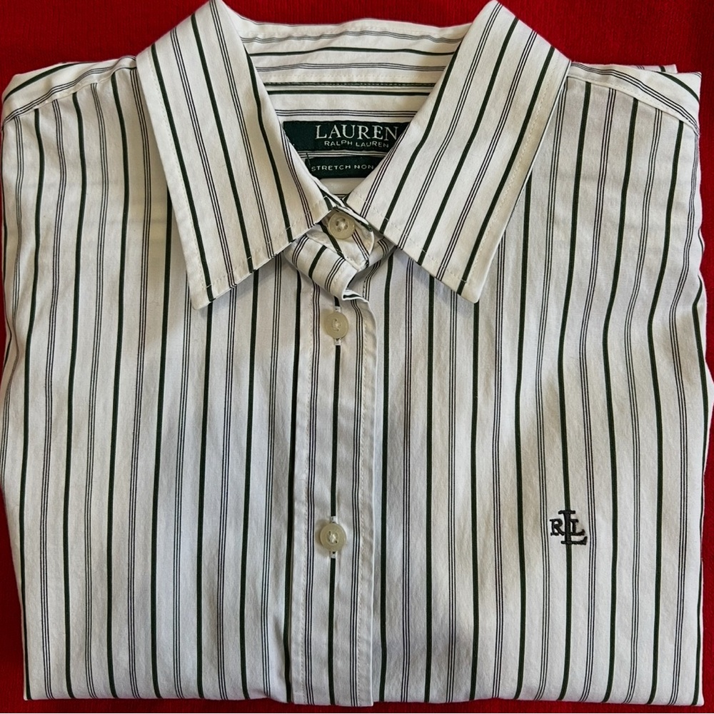 Women's Striped White Shirt